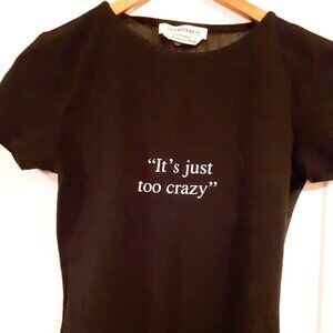 Sportmax by Maxmara y2k T sheer mesh back